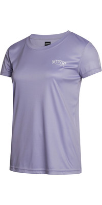 2023 Mystic Jayde Short Sleeve Loose Quickdry Rash Vest 35001.230157 - Dusty Lilac